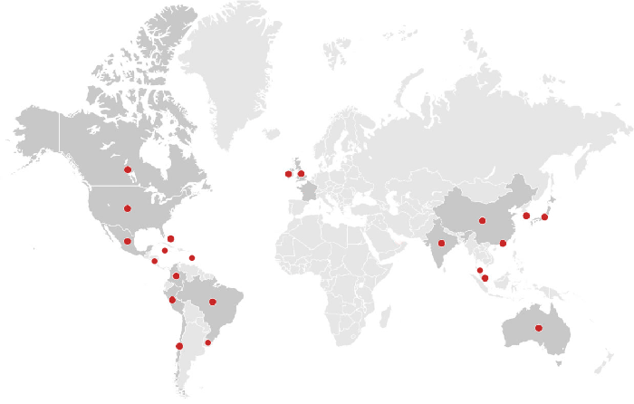 Mapa mundial Scotiabank