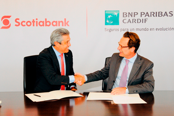 Scotiabank y BNP Paribas Cardif