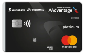 Tarjeta de crédito Platinum Mastercard Scotiabank Colpatria