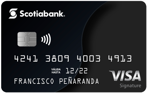 tarjeta de credito visa signature